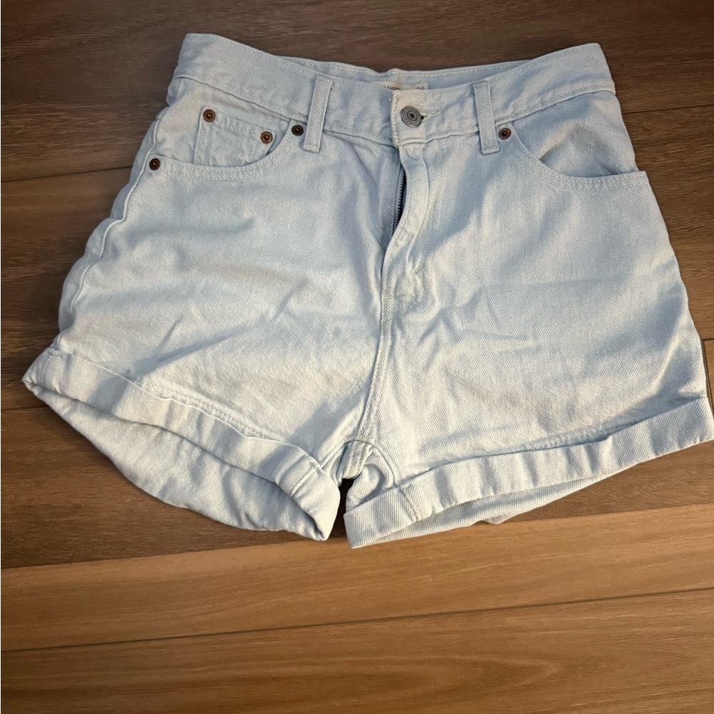 Light Blue Denim Women's Shorts